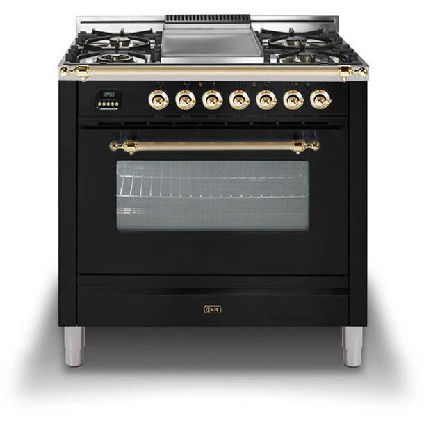 ILVE Nostalgie Series 36" 3.55 cu. ft. Freestanding Gas Range with